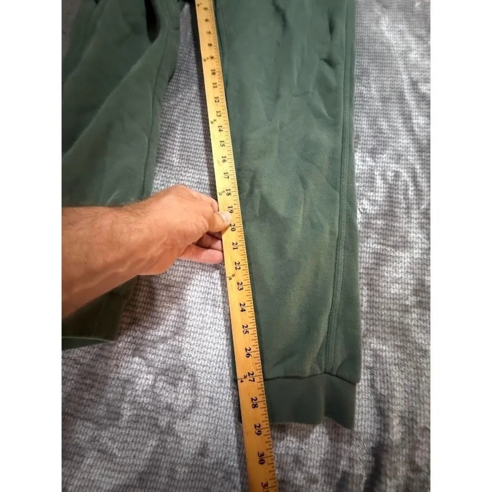 Nike Mens XL Fleece Joggers Sweatpants Forest Green Tapered‎ Cuffed 32X29.